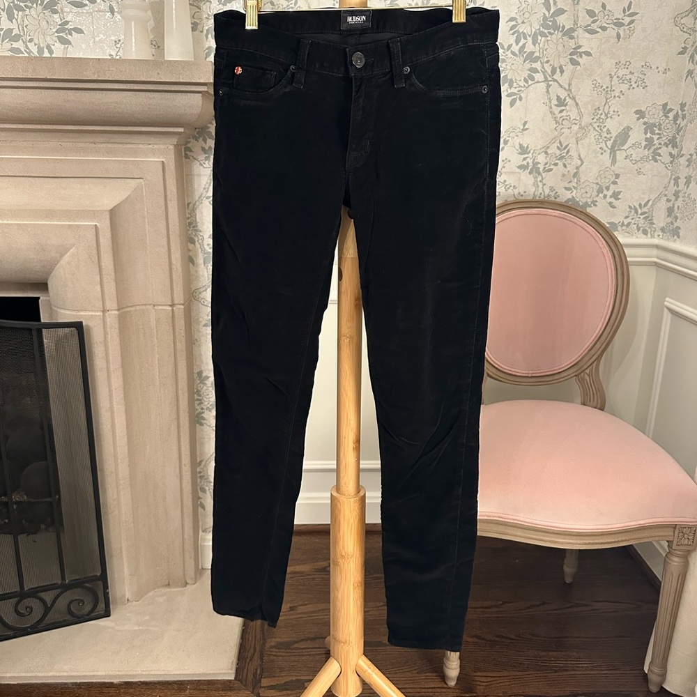 Hudson Jeans Black Corduroy Trousers
